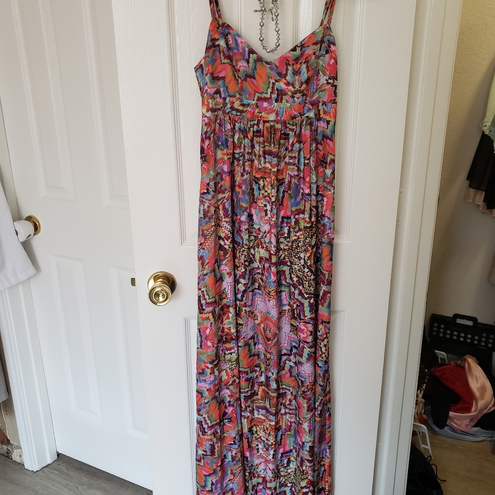 Felicity And Coco Geo Print Multicolored Maxi - image 2